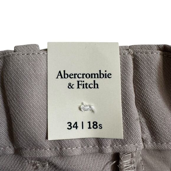 NWT ABERCROMBIE & FITCH Women's Curve Love Pleated Front Wide Leg Trouser Pants - Picture 8 of 12